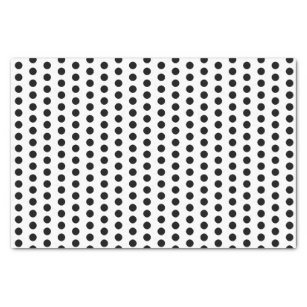 Simple Black Polka Dots tissue paper