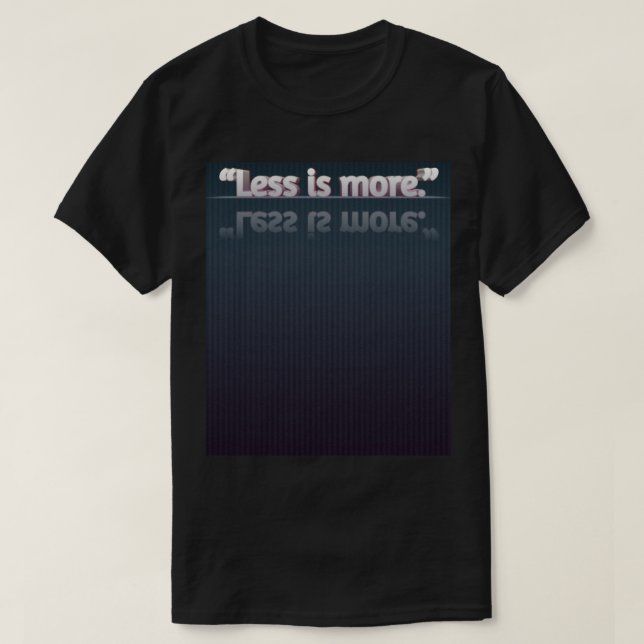 Simple black t-shirt  (Design Front)