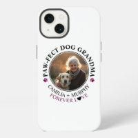 Simple Black Text Funny Dog Grandma Photo