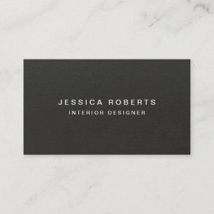 Simple Black Texture Professional Business Card