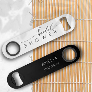 Simple Black & White Bridal Shower