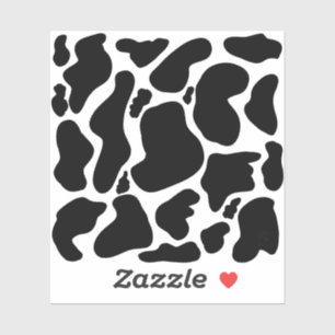 Simple Black & white Large cow spots Animal print