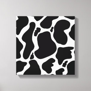 Simple Black & white Large cow spots Animal print