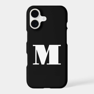 Simple Black & White Monogram
