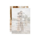 Simple Black & White Overlay Photo Wedding