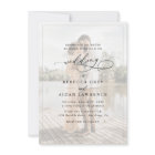 Simple Black & White Overlay Photo Wedding