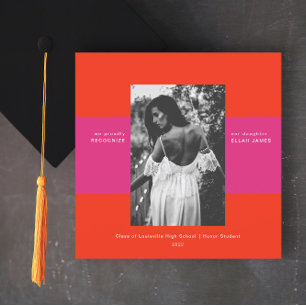 Simple Blocks Mod photo graduation announcement