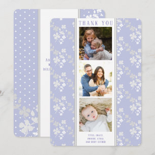 Simple Blossoms Photo Thank You Baby Card
