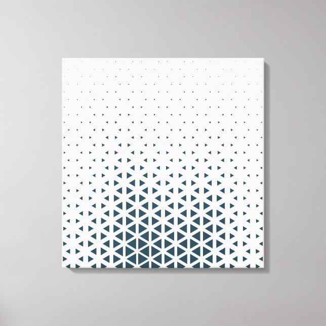 Simple Blue and White Canvas Print (Front)