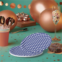 Simple Blue and White Plaid Pattern