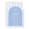 Simple Blue And White Shell Coastal Bridal Shower