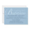 Simple Blue Baptism/Christening Invite