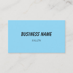 simple blue green watercolor script modern busines business card