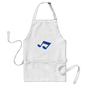 Simple blue note standard apron