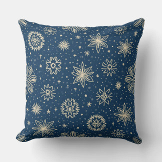 Simple Blue Pattern Pillow B