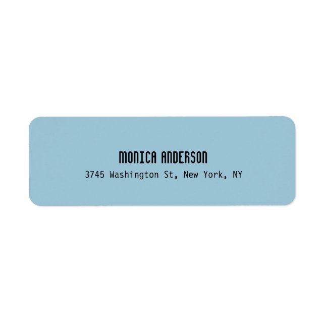 Simple Blue Professional Contemporary (Front)