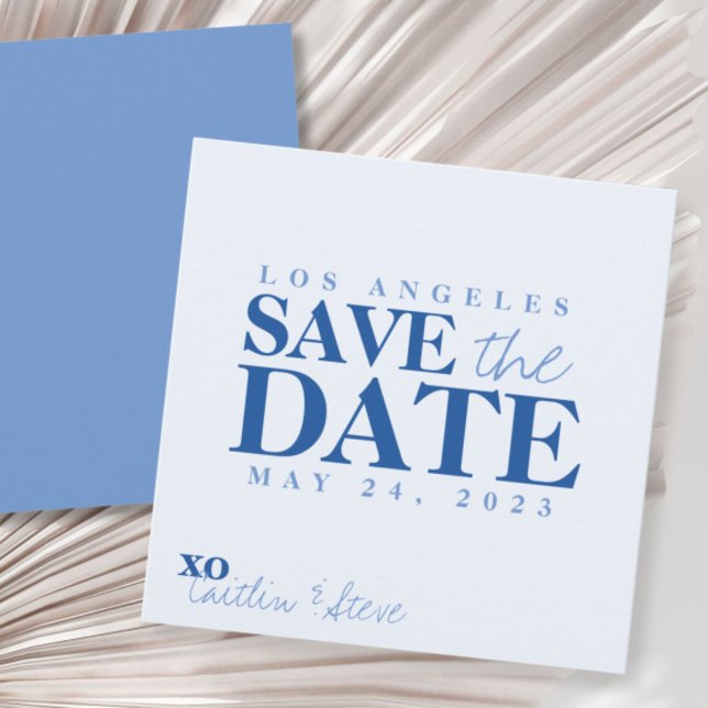 Simple Blue something blue  Save The Date (Creator Uploaded)