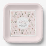 Simple blush pink all-occasion party paper plate<br><div class="desc">The "Simple Blush Pink Paper Plate" collection features elegantly plain pink paper plates, perfect for enhancing the aesthetic of any occasion. These plates boast a minimalist design, making them versatile for both casual gatherings and more formal celebrations. Their blush pink hue adds a soft, sophisticated touch to table settings, effortlessly...</div>
