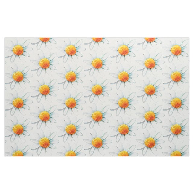 Simple Boho Daisy Pattern Fabric (Fat Quarter)