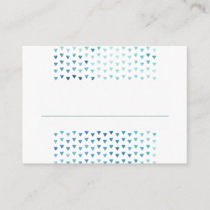 SIMPLE BOHO PLACE CARDS modern pattern blue