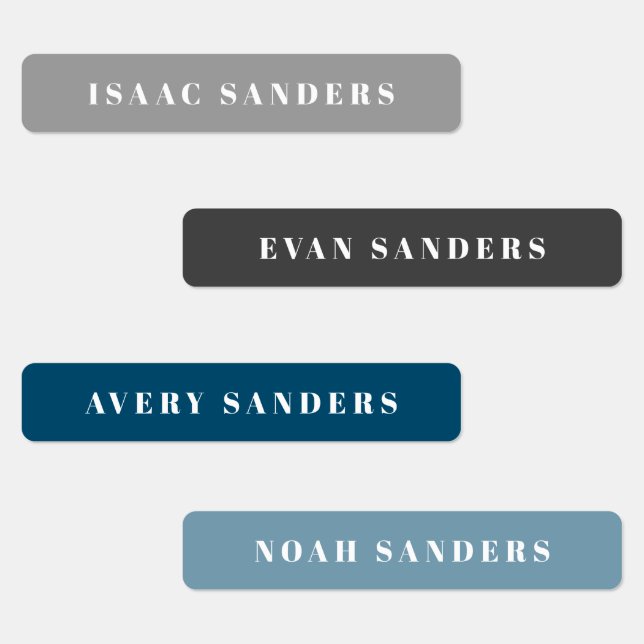 Simple Boho Rainbow Waterproof Name (Group)