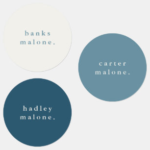 Simple Boho Rainbow Waterproof Name