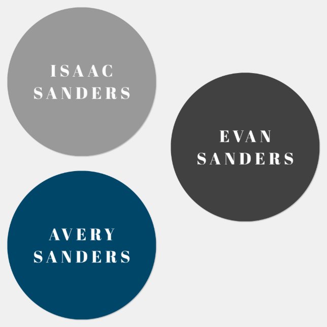 Simple Boho Rainbow Waterproof Name (Group)