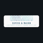 SIMPLE BOHO RETURN ADDRESS modern pattern blue<br><div class="desc">Setup as a template it is easy to customise with your own text - make it yours! - - - - - - - - - - - - - - - - - - - - - - - - - - - - - - - - - -...</div>