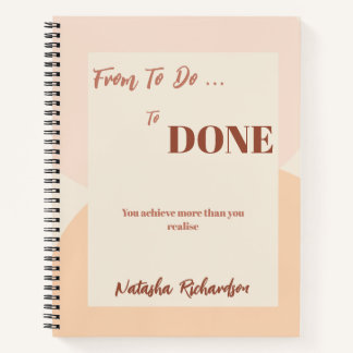 Simple Boho To Do List Notebook