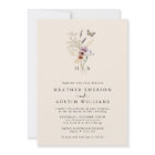 Simple Boho Wedding Invitation