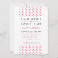 SIMPLE BOHO WEDDING modern triangle pattern pink
