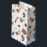 Simple Boho Winter Citrus Watercolor Christmas Small Gift Bag<br><div class="desc">Delight your friends and family this holiday season with a beautiful, hand painted small gift bag! This modern bag features botanicals of citrus, pine boughs, star anise, and cinnamon in a watercolor pattern that is sure to please. The sleek design and boho colours are perfect for any decor, and the...</div>