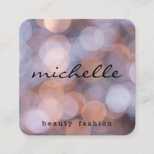 Simple Bokeh   Stylist   Photography   Fashion Square Business Card