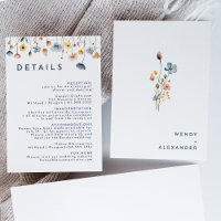 Simple Bold Elegant Floral Wedding Details