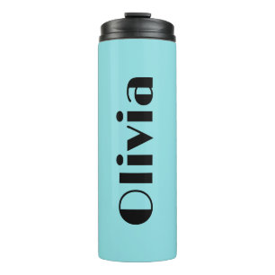 Simple Bold Retro Name Tumblers