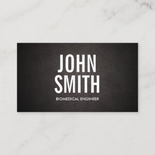 Simple Bold Text Biomedical Business Card