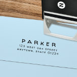 Simple Bold Type Hand-writing Return Address Self-inking Stamp<br><div class="desc">This modern self-inking return address stamp features a simple hand-writing font and is perfect for embellishing your everyday envelopes. Use this stamp on the backflap of an envelope to give it a custom look. Return address stamps make an awesome gift for a new home owner or newlyweds. Just customise it...</div>