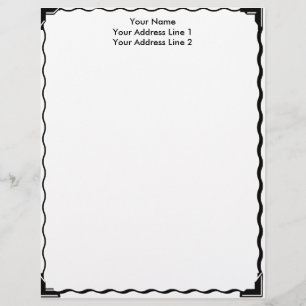 Simple Border Custom Letterhead