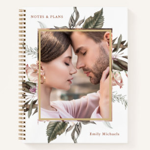 Simple Botanical Notes and Plans Photo Notebook