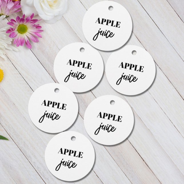 Simple Bottle Tags (Creator Uploaded)