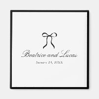 Simple Bow Classic Wedding