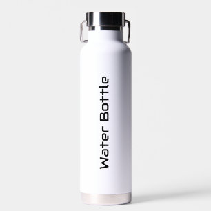 Simple Brand Promotion 22oz White Water Bottle