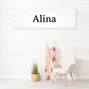 Simple Brand Promotion 2.5' x 8' Indoor Banner