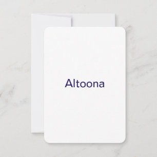 Simple Brand Promotion 3.5" x 5" Response Card