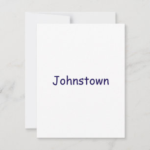 Simple Brand Promotion 4.25" x 5.5" Squared RSVP Card