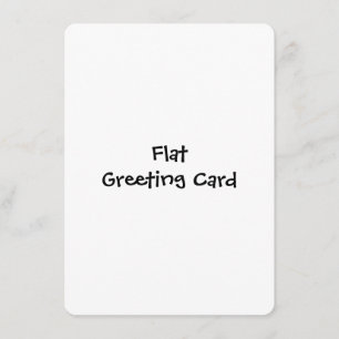 Simple Brand Promotion 4.5" x 6.25" Flat Greeting Card