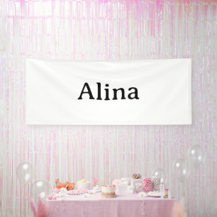 Simple Brand Promotion 4' x 10' Indoor Banner