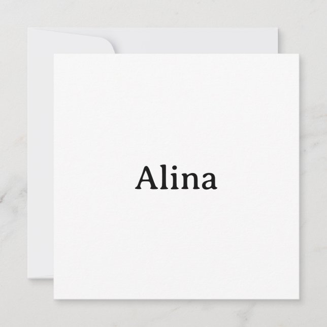 Simple Brand Promotion 5.25" Squared Flat Thank You Card (Front)