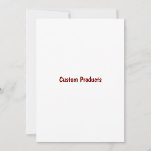 Simple Brand Promotion 5" x 7" Invitation