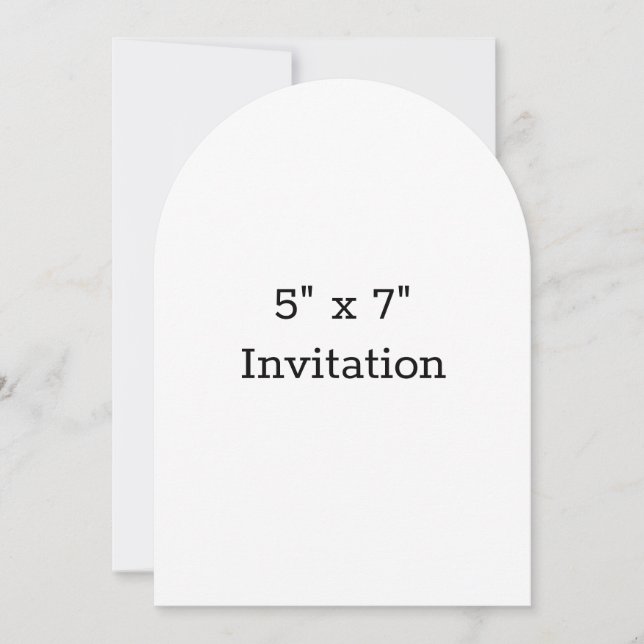 Simple Brand Promotion Arch 5" x 7"  Invitation (Front)